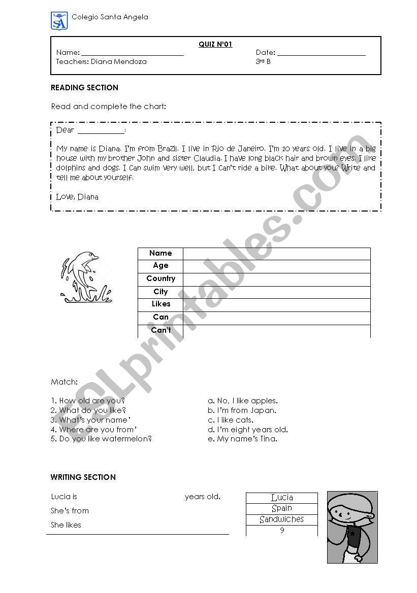 REVIEW OF PRESENT SIMPLE worksheet