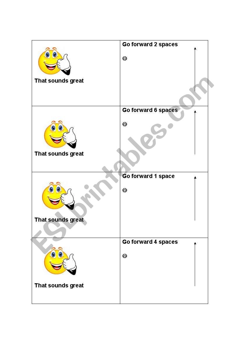 LetÂ´s .... Suggestions and Invitations Board Game 2 (cards)