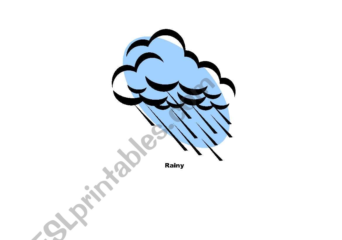 Weather Flashcards worksheet