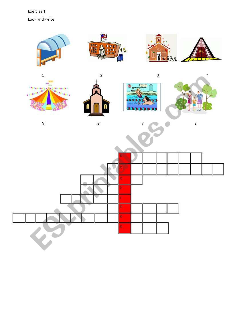 crossword puzzle worksheet