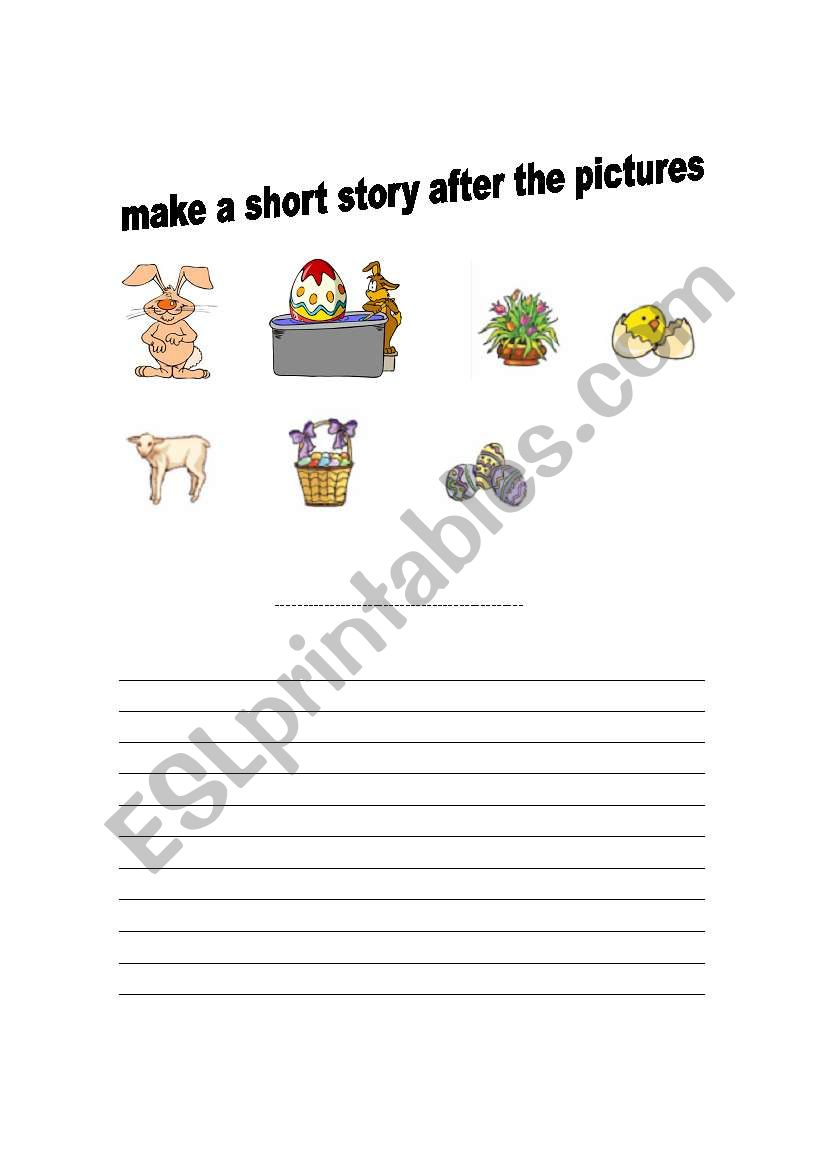 easter story worksheet