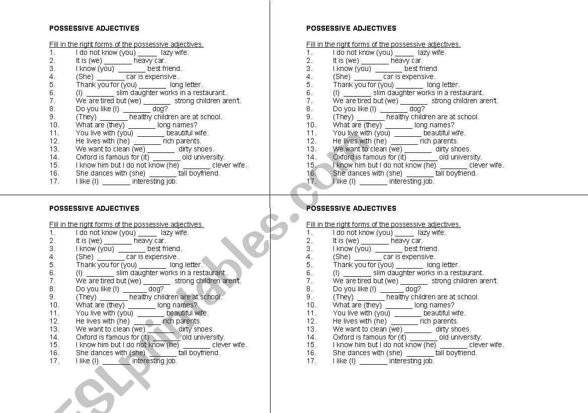 profesions worksheet