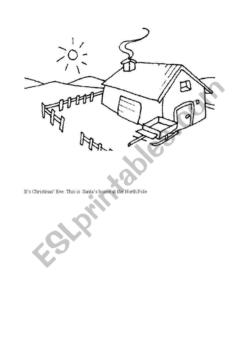 Santas Christmas worksheet