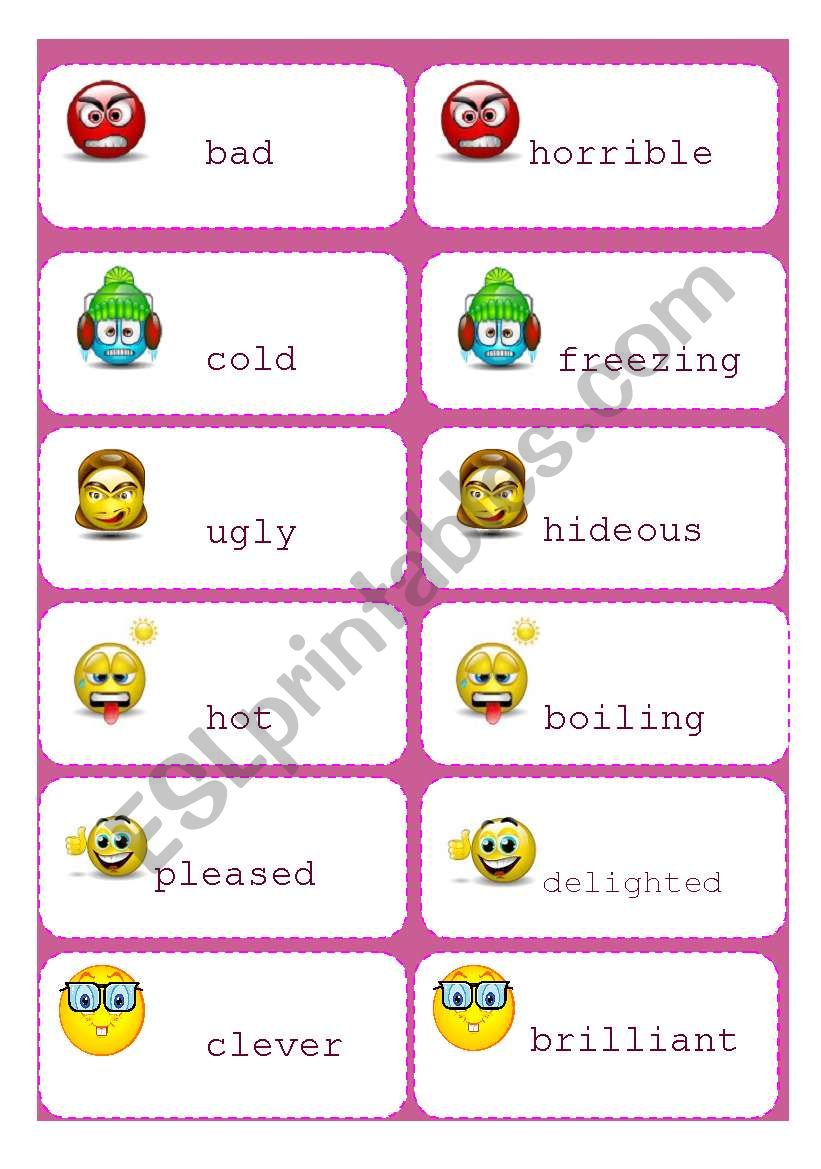 base-and-strong-adjectives-memory-part-2-esl-worksheet-by-piszke