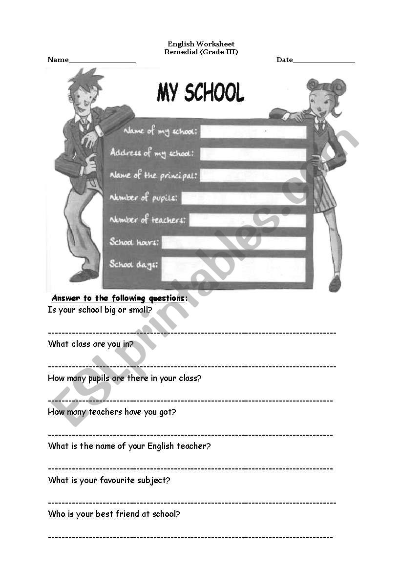 comprehension worksheet