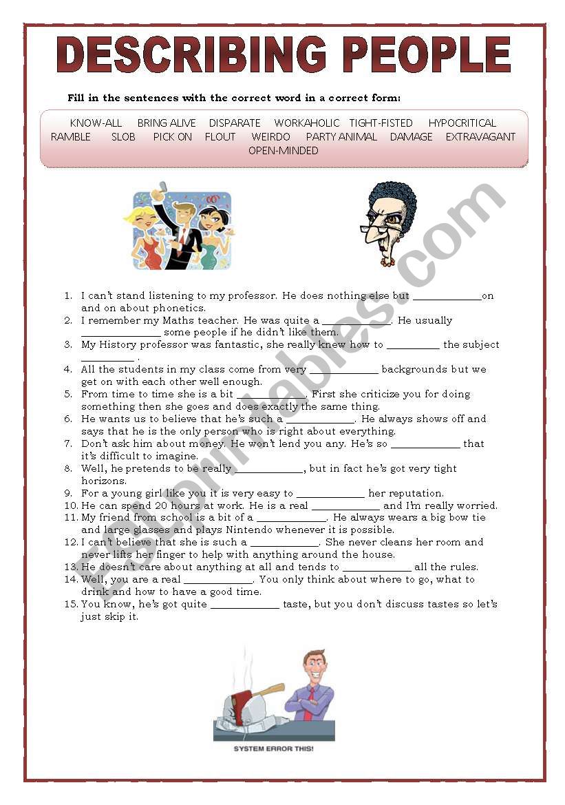 Good Looks; Good Appearance - ESL worksheet by Keyeyti