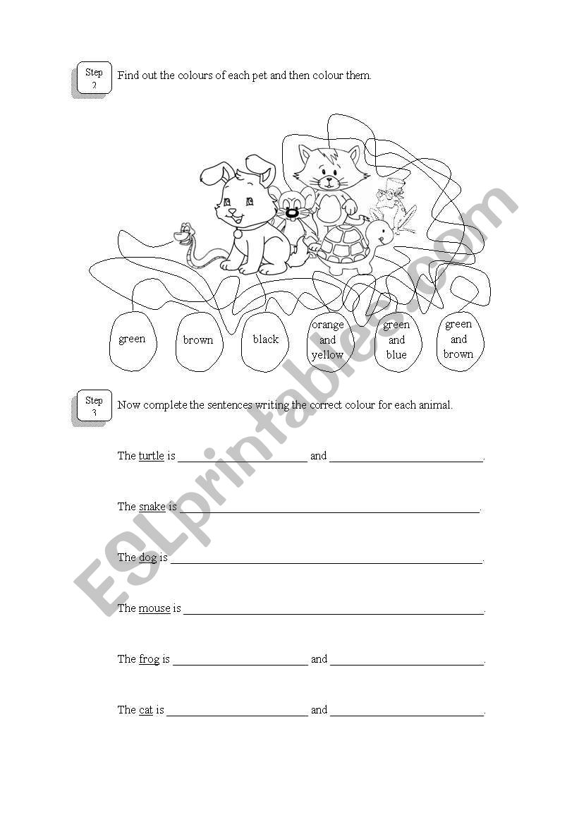 Animals (part 2) worksheet