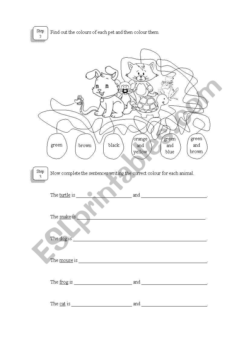 Animals (part 2) worksheet