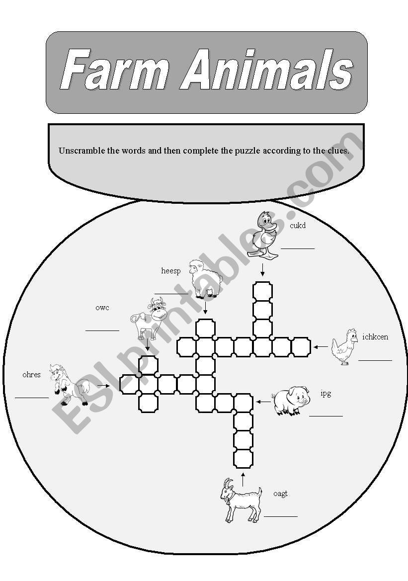 Animals (part 3) worksheet