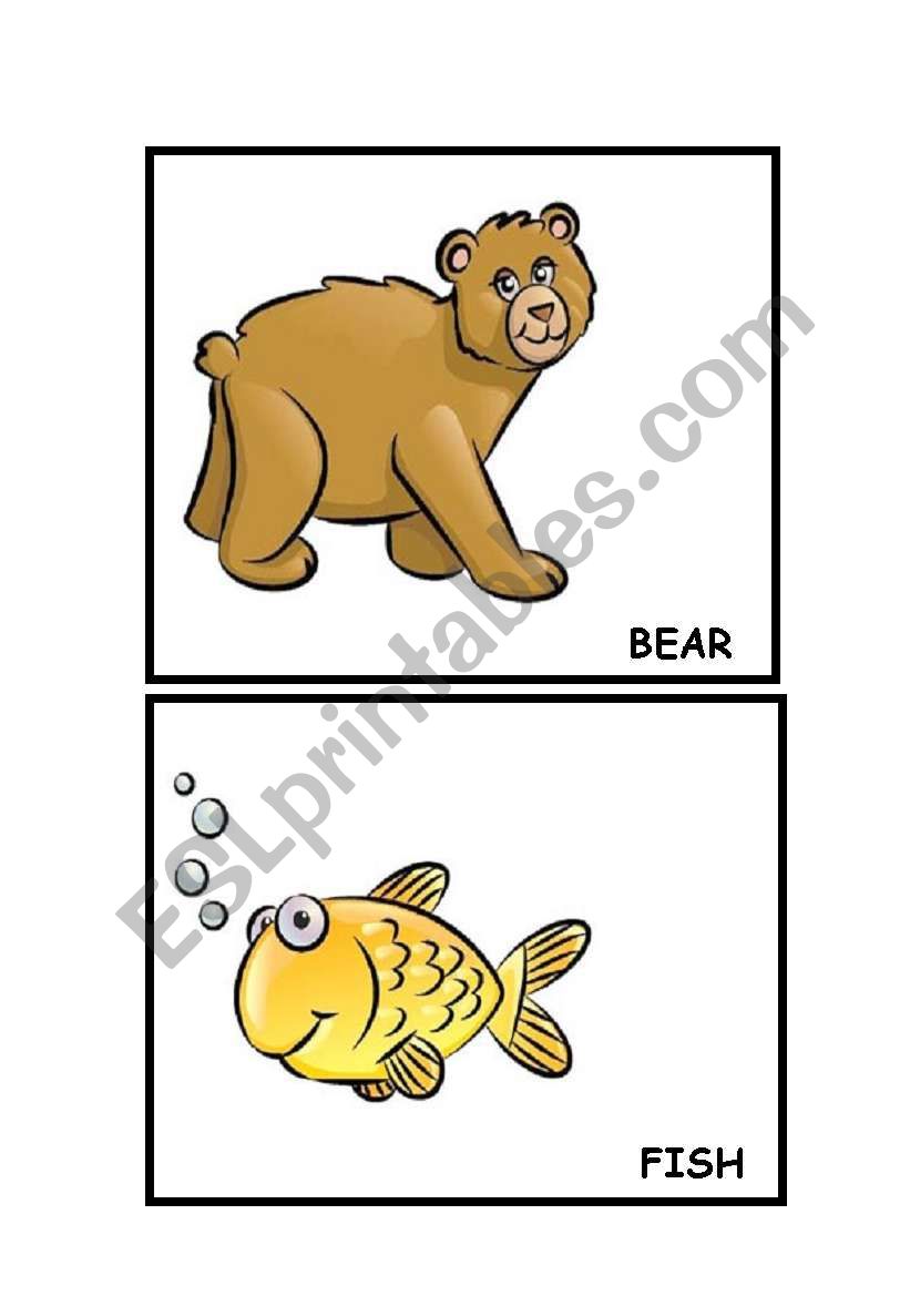 Animals worksheet