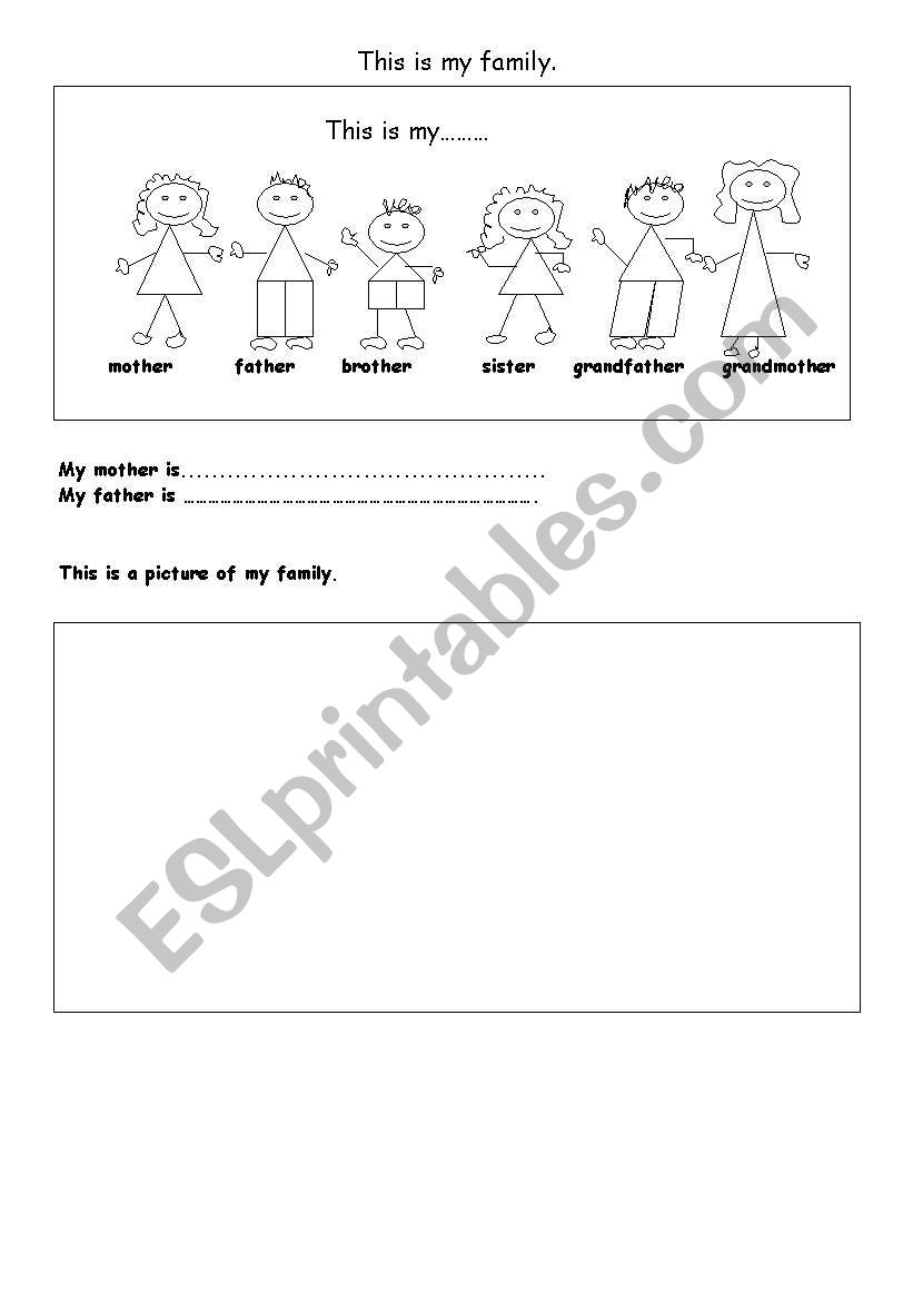 Family worksheet