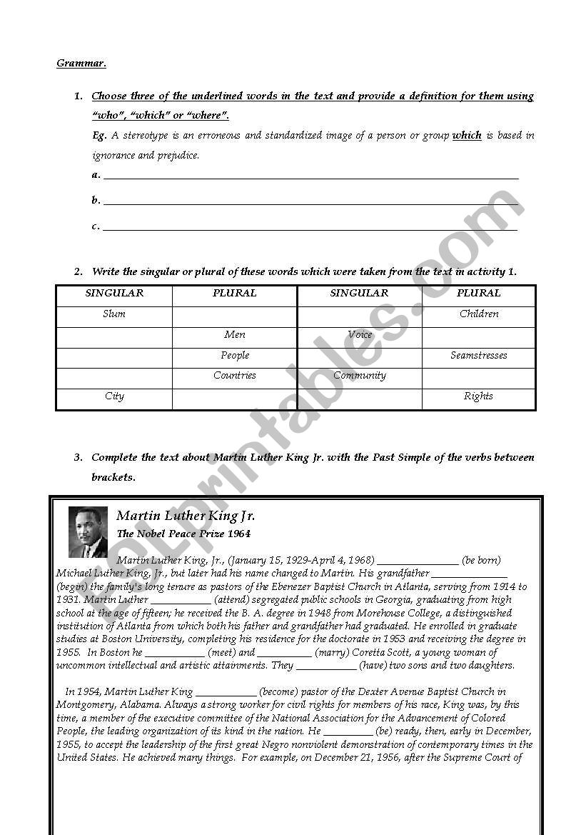 Examen basado en el tema discriminacion - 1ra parte