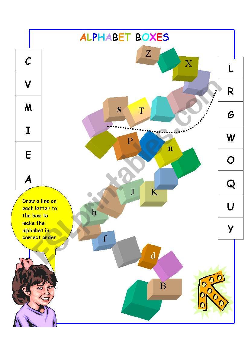 alphabet boxes worksheet