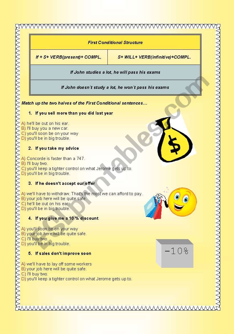 First Conditional worksheet