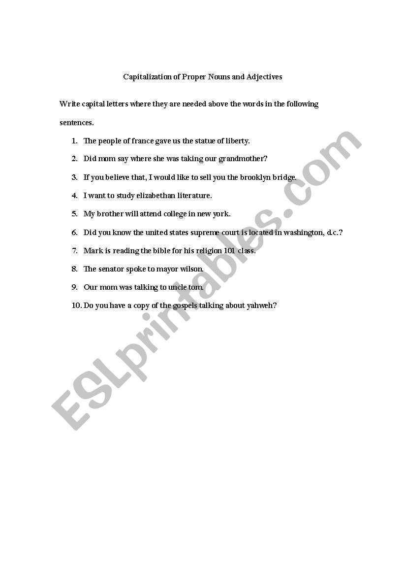 english-worksheets-capitalization-of-proper-nouns-and-adjectives