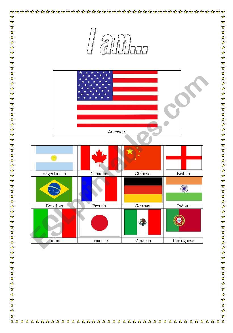 Countries and nationalities Part 2 of 3