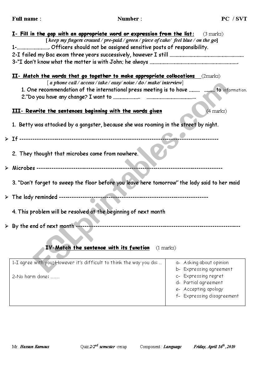 another LANGUAGE TEST-2ND YEAR BAC-2ND SEMESTER-GATEWAY-BASED