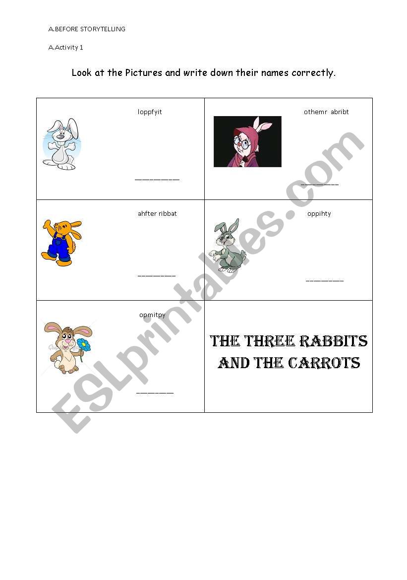 The Three Bunnies and The Carrots 2