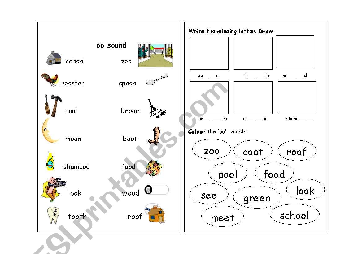 PHONICS worksheet