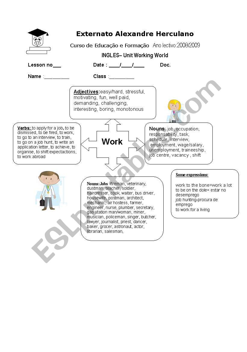 Worksheet_jobs_introducing_vocabulary