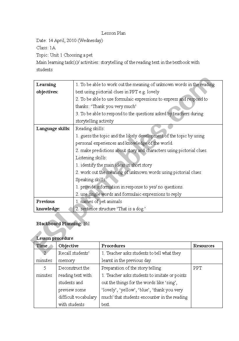 past tense worksheet