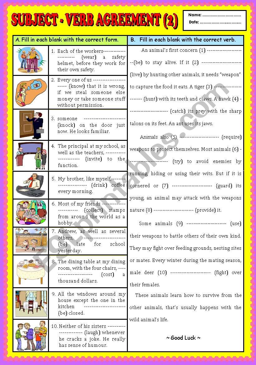 grammar-subject-verb-agreement-worksheet