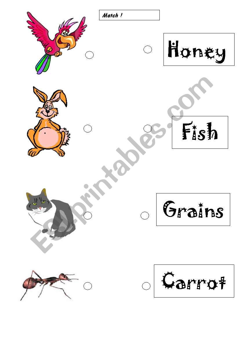 Food worksheet