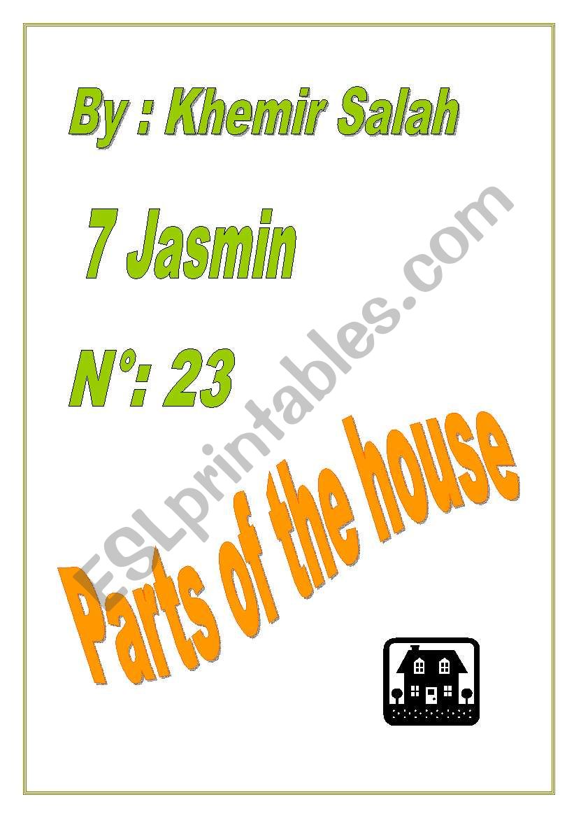 parts of the house worksheet