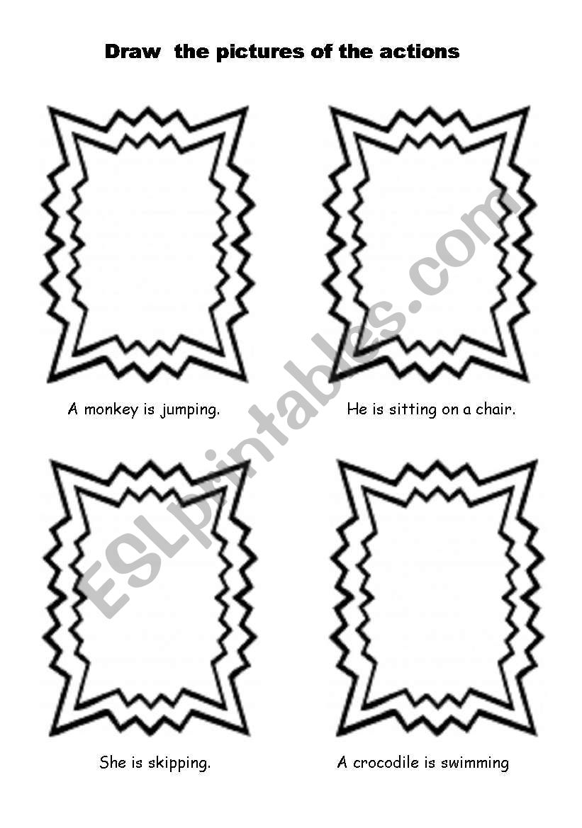 ACTION VERBS worksheet