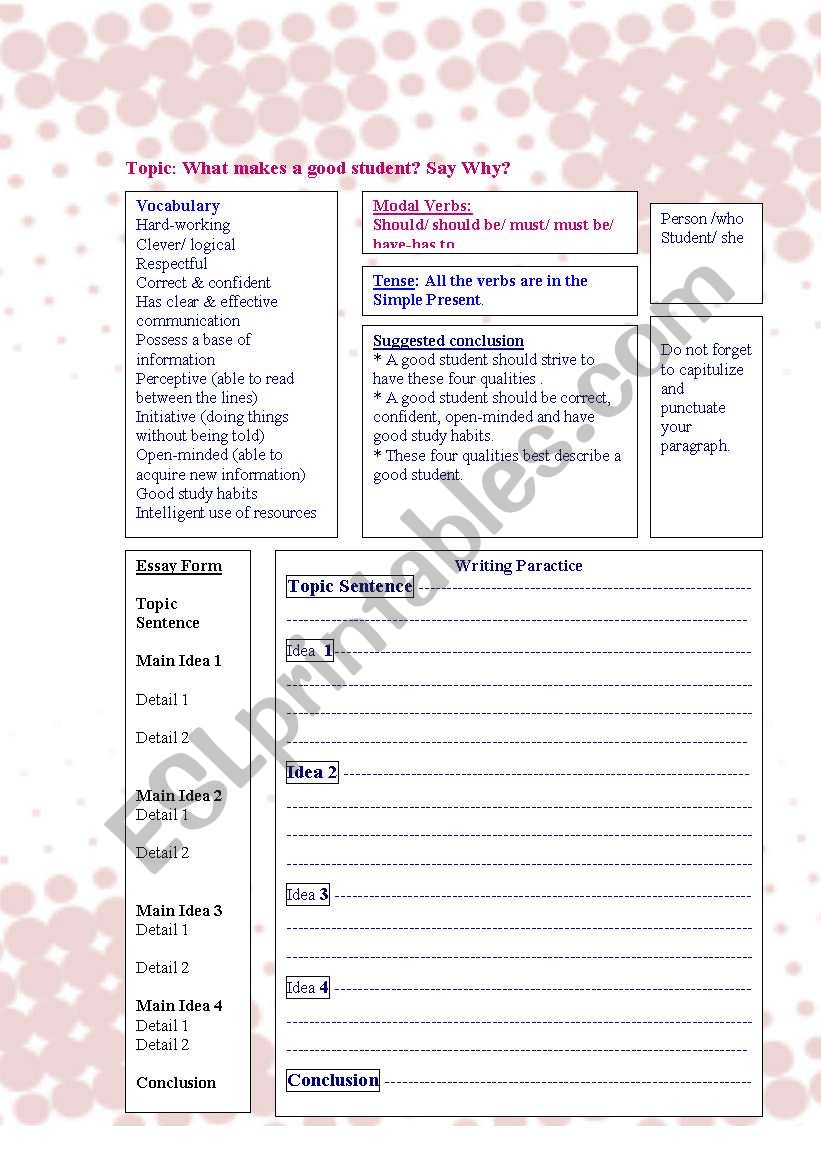 Teaching Writing worksheet