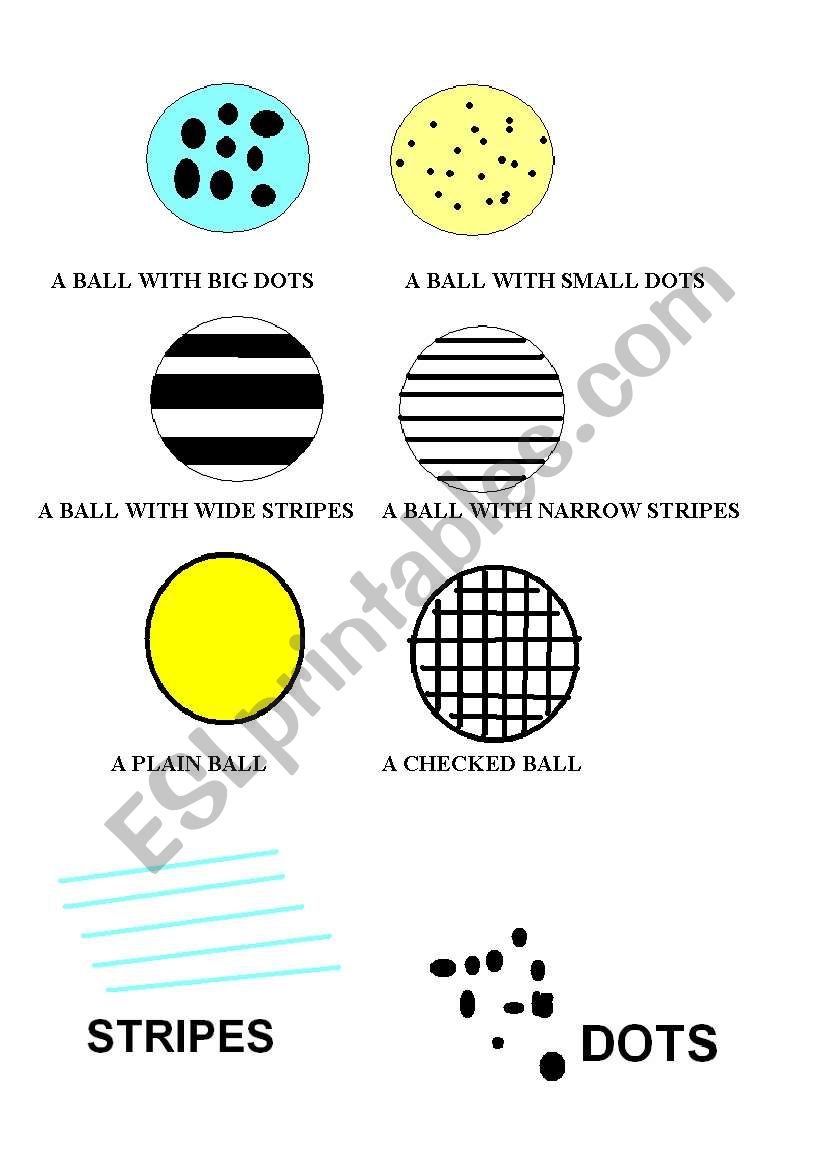 material patterns worksheet