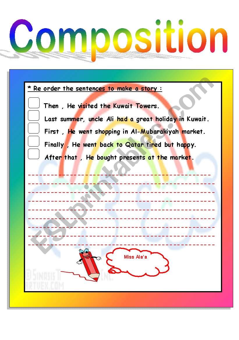 composition worksheet