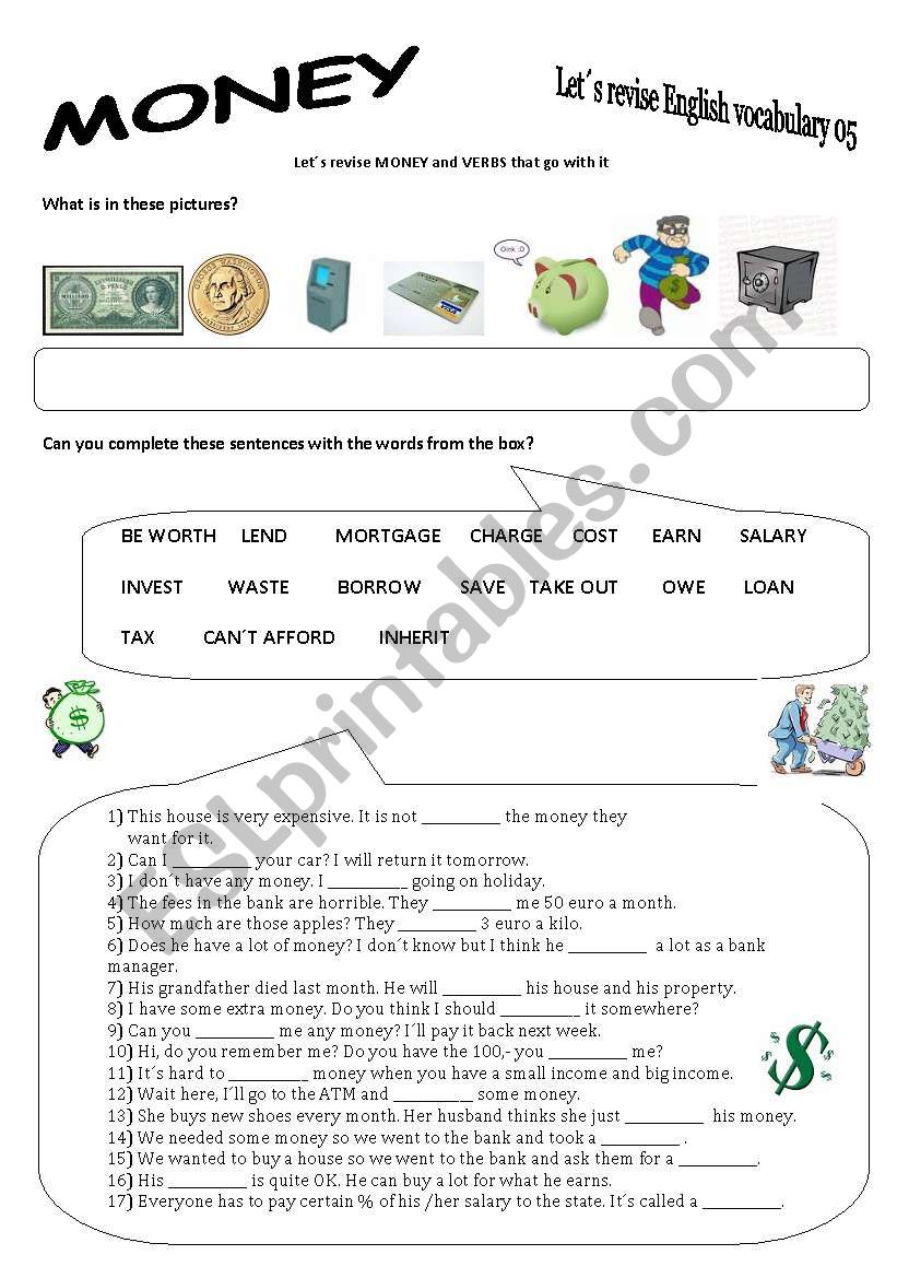 Vocabulary revision series 05 - Money