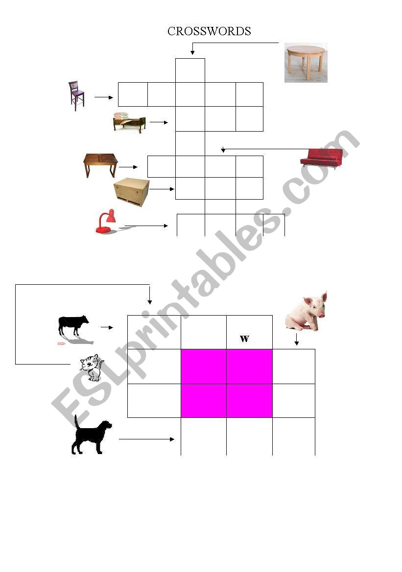 crosswords worksheet