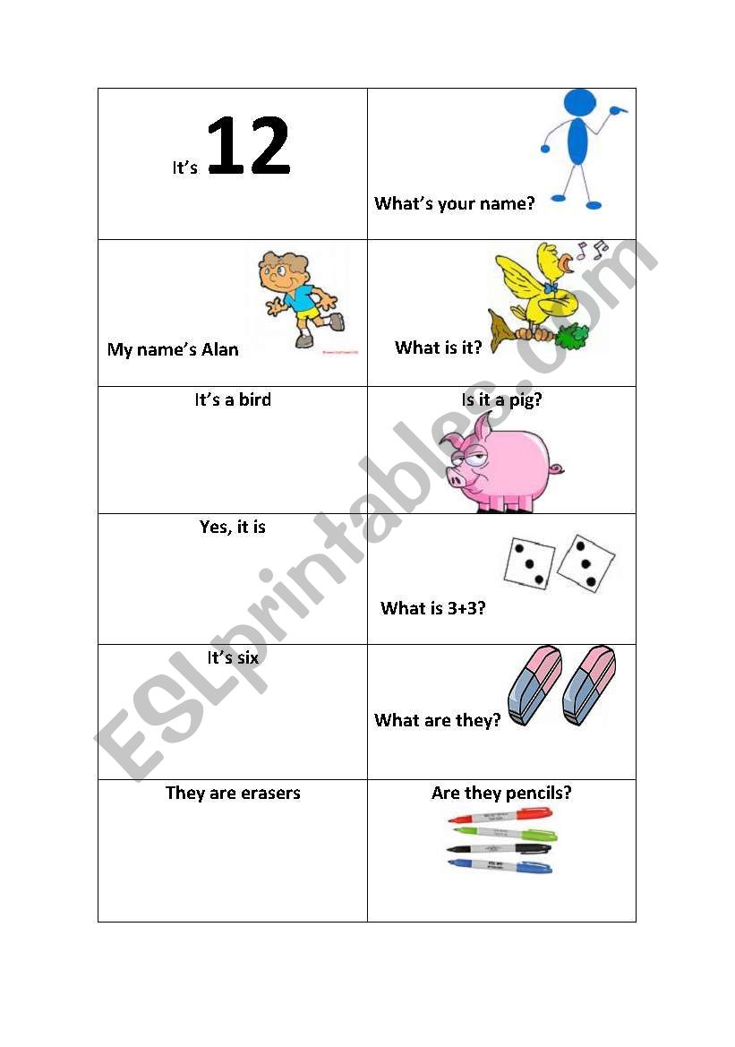 funny domino game worksheet