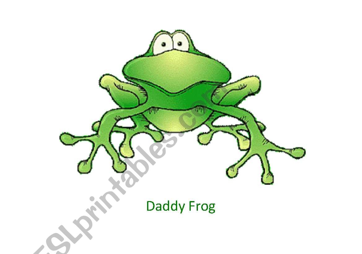 The Frog Family- FlashCards Set 1