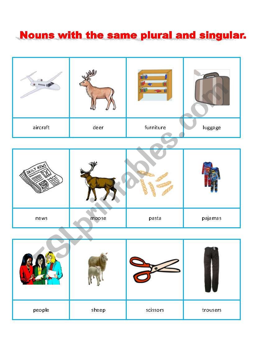 words-with-the-same-singular-and-plural-esl-worksheet-by-teachertonyinchina