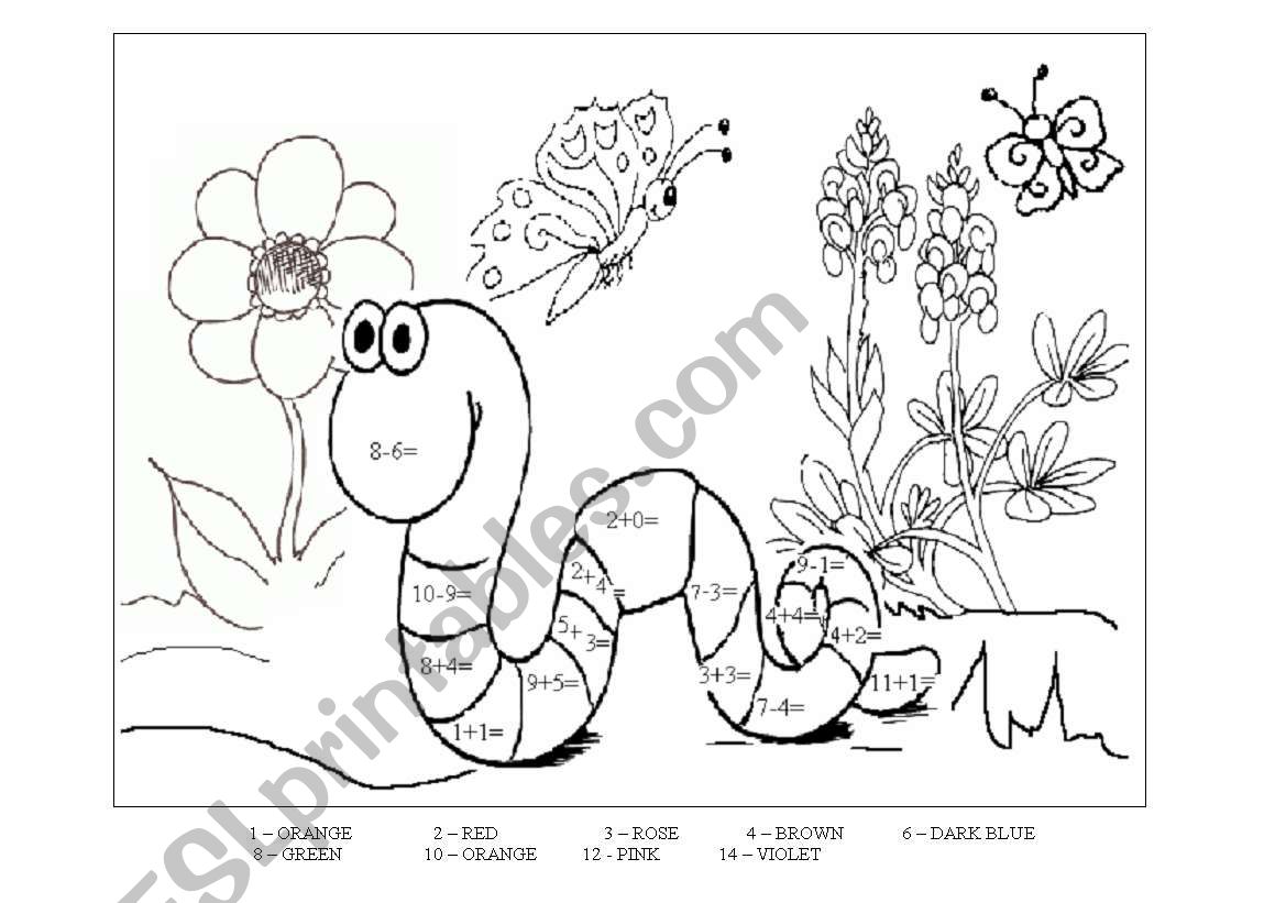 Worm worksheet