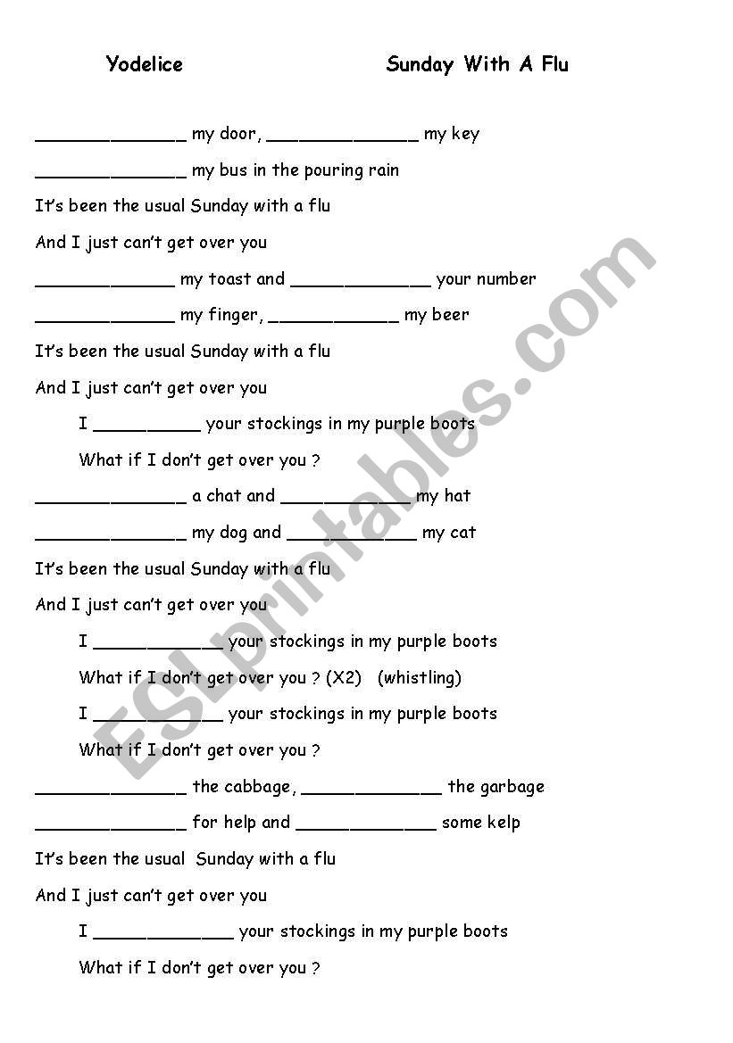 Two songs to revise iregular verbs with teenagers