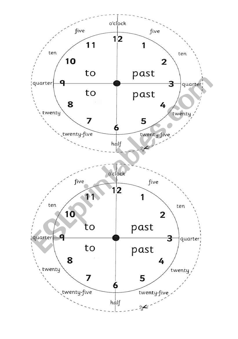 clock worksheet