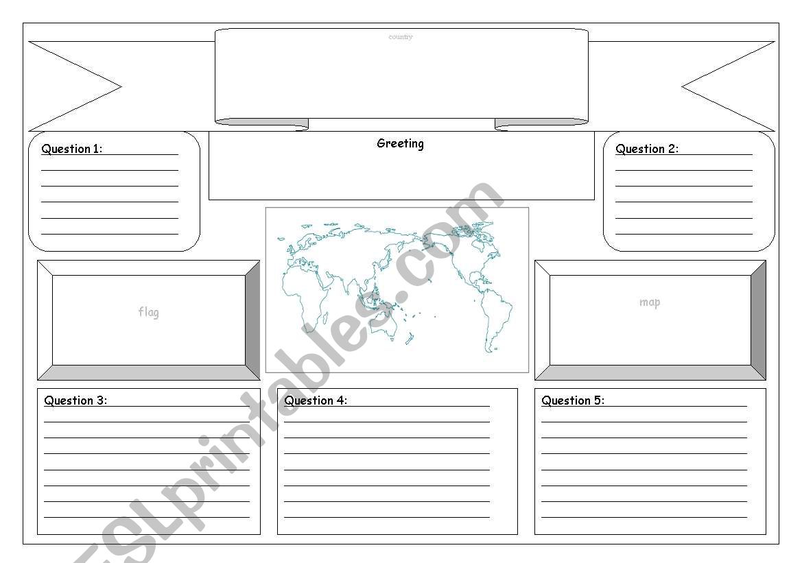 Country Project worksheet