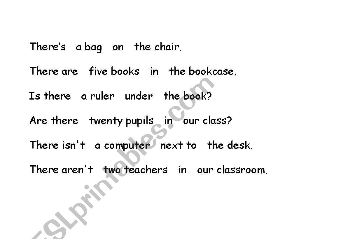 make up sentences worksheet