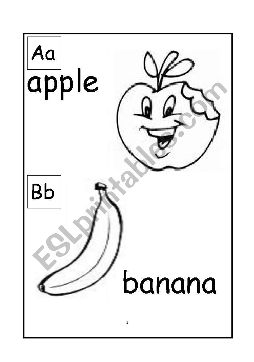 alphabets worksheet