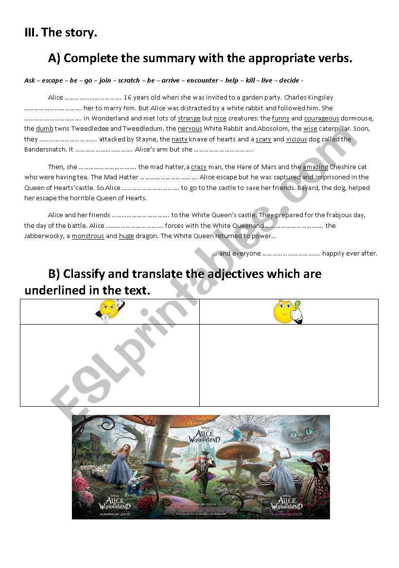 BurtonÂ´s Alice in Wonderland, part 2/4