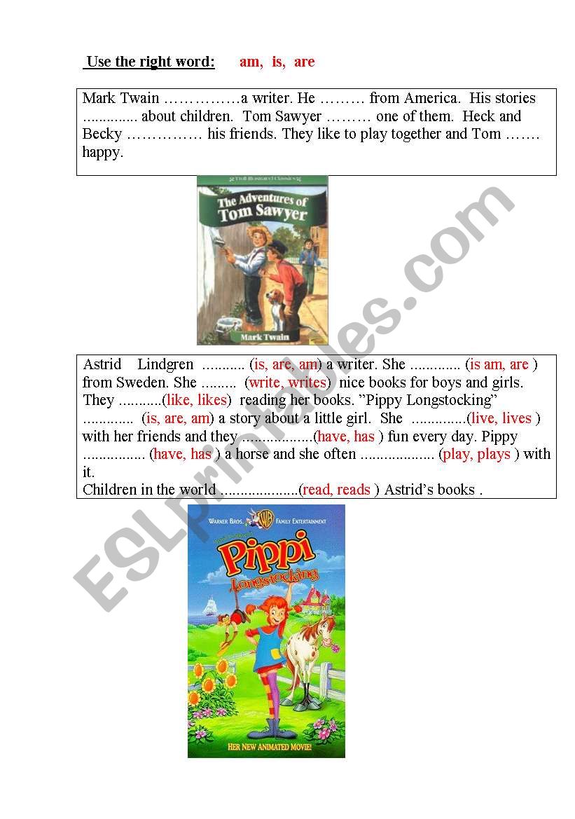 User the right word worksheet