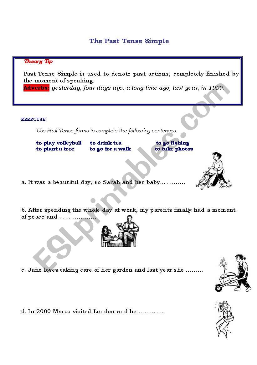Past Simple  - exercise worksheet