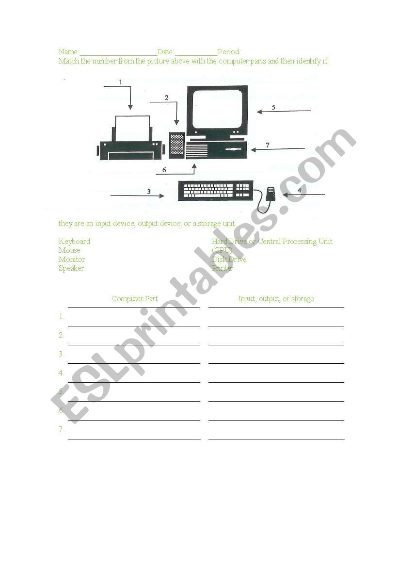 WHERE DO I BELONG worksheet