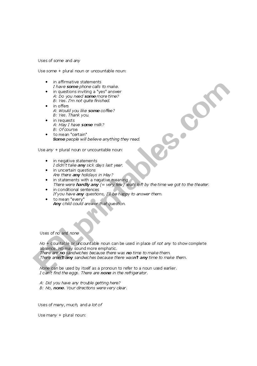 english important rules worksheet