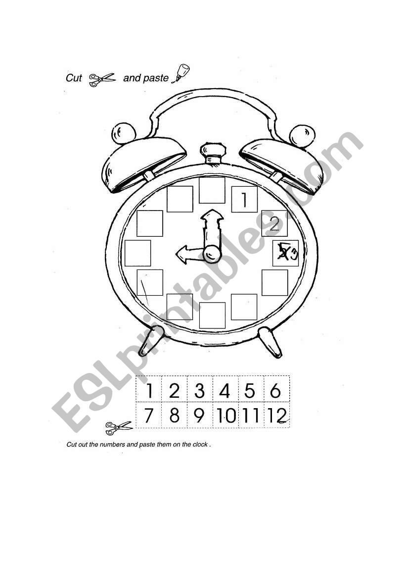 What time is it? worksheet