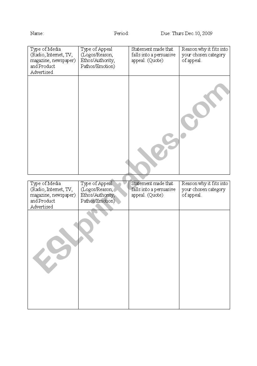 Finding Persuasive Appeals in Advertisements